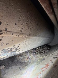Résultat entartrage chaudière industrielle